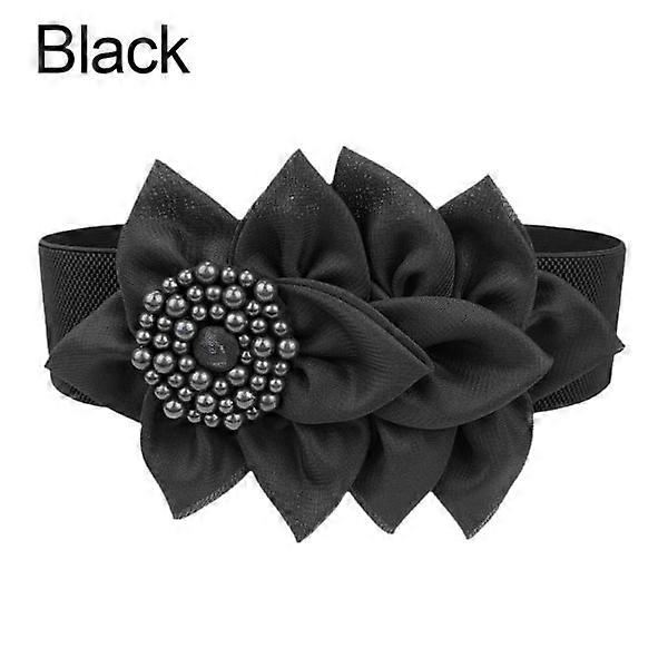 Elastisk midjebelte med stretch black