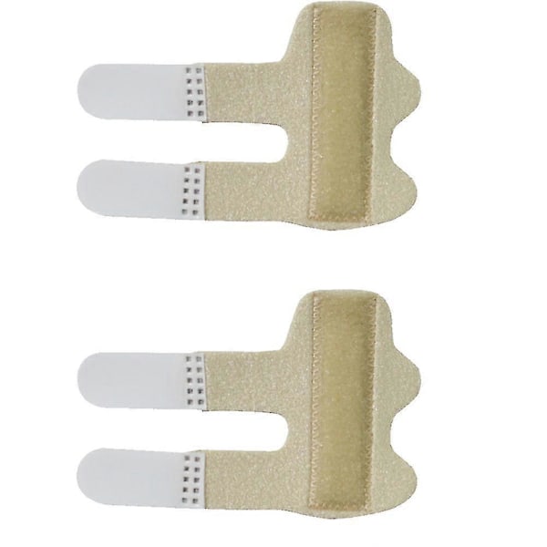2 st Fingerskena, Snäppfingerskena för brutna fingrar, Fingerskydd för artritsmärta, Sportskador Fingerskydd Finger Cots Finger Skin color