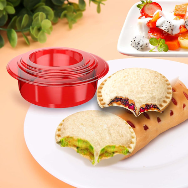 2 st Sandwich Maker-set Inkluderar Sandwich Cutter Press, Pancake Cookie Bread Cutter och Sealer för Barn Flickor Pojkar, Sandwich Makers & Panini Presses