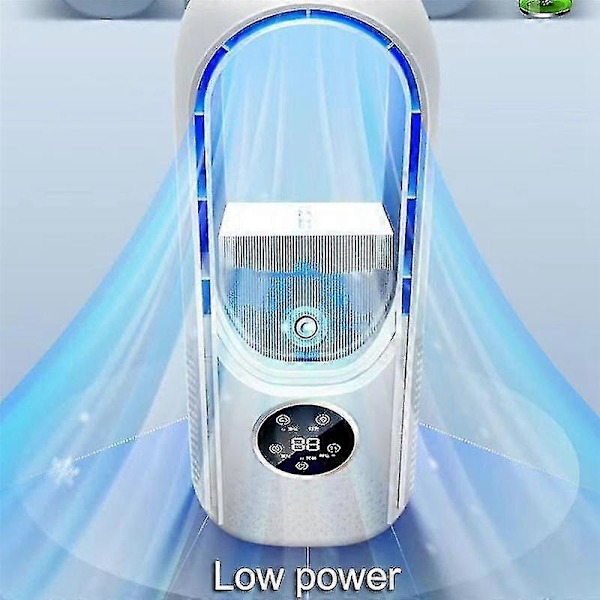 Luftkylare LED-Display Luftkonditionering Befuktning Elektrisk Fläkt 6 Hastigheter Tyst Timer Fläkt Befuktare
