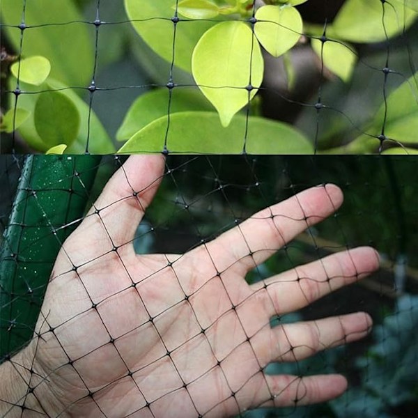4x12m Lintuverkko, Lintujen Torjuntaverkko, Puutarhakasvien Suoja, Puutarhalampi Verkko