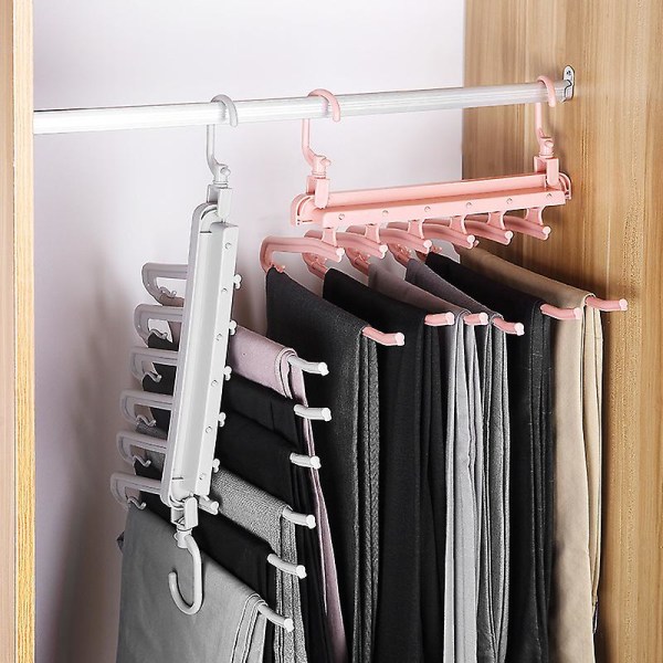 Folding multi-functional multi-layer trousers hanger