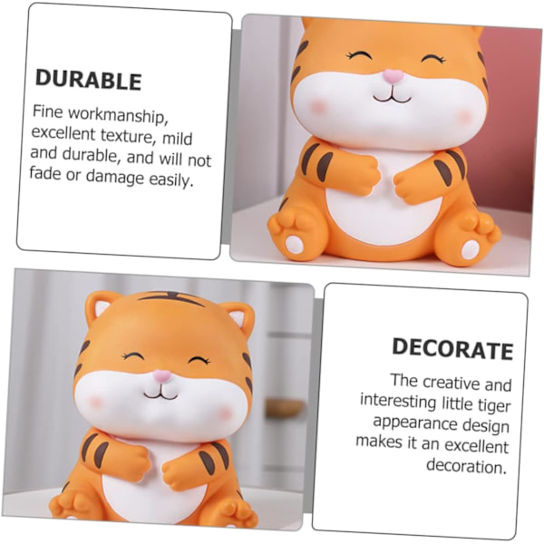 1 st Spara Pengar Tiger Piggy Bank Leksak Behållare Piggy Bank för Kreativ Myntbehållare Elektronisk Piggy Bank Pojkar Bank