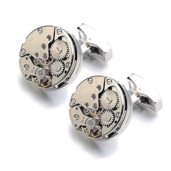 watch Movement Cufflinks Sleeves Nails Outside Men's Shirts