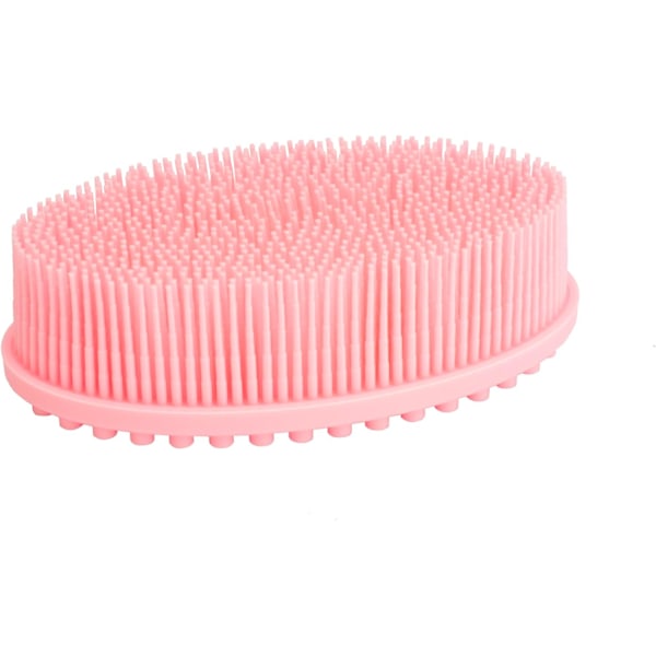 Silikonkroppsskrubb Exfolierande Duschbadskroppsborste 2-pack