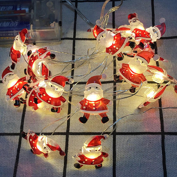 Joulukuusi LED-lumimies valoketju juhla- ja juhlatunnelmaan E 2M E