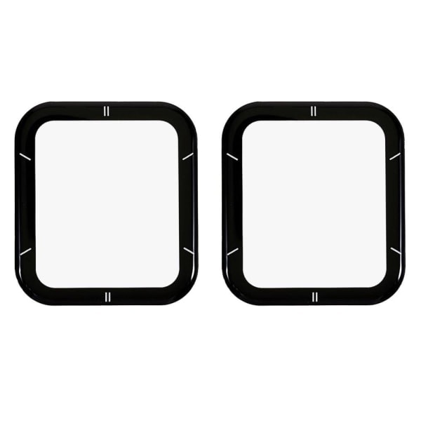 2 kpl Garmin Venu Sq 2 HD -näytönsuoja – Raidallinen kuvio, valkoinen