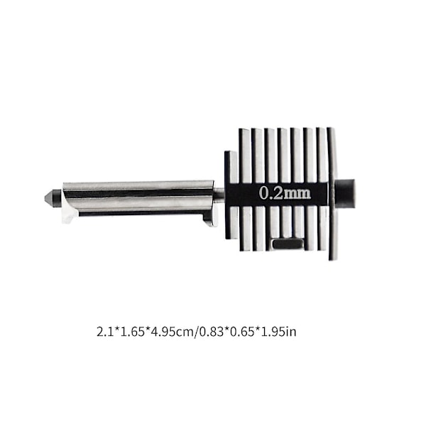 til Bambu Lab A1 Mini 0.4mm Dyse Hotend Kit Hærdet Stål 3D Printer Del 0.6mm