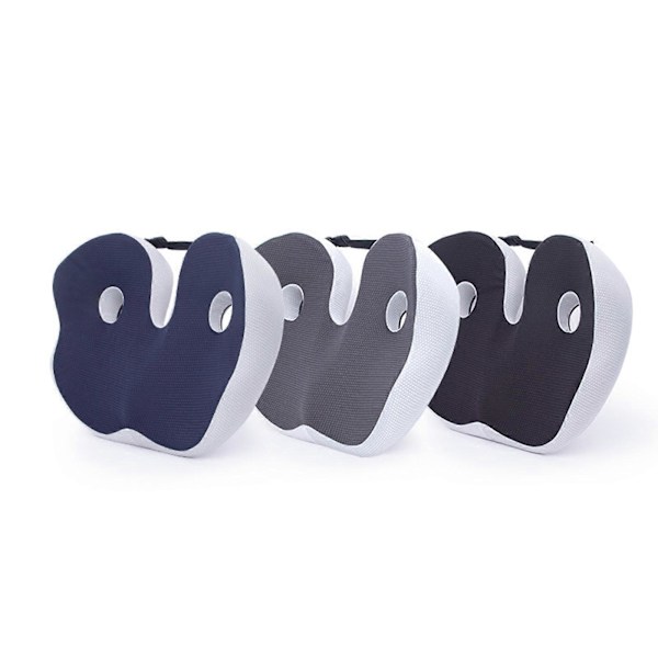 Outfany Ergoseat, Hilipert Ergoseat, Hilipert Memory Foam Sittdyna, Snabb Leverans Dark Grey