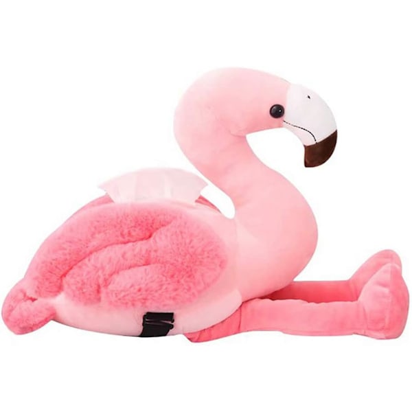 Rosa Flamingo Vävnadslådaöverdrag Kreativ Bil Armstöd Vävnadsfodral Söt Plyschdjur Servett Vävnadslåda Hållare