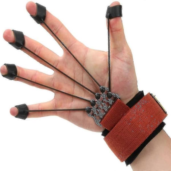 Fingersträckare Handmotståndsband Hand Extensor Tränare Fingergreppstränare