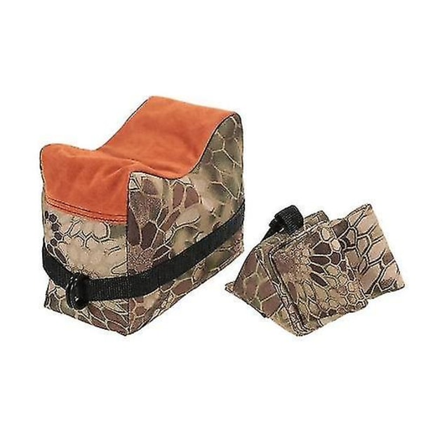 Skyde Støtteposer Sandposer Målskive Sport Skydning Bænk Støttepose Forreste & Bageste Skyde Poser Standere Holdere Til Skydning Jagt Målskive - Ufyldt-hy Orange