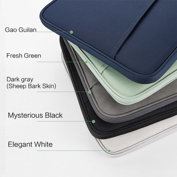 Laptop taske til erhverv, laptop taske til 10.8-12.9 tommer, 13 tommer White 13 inches