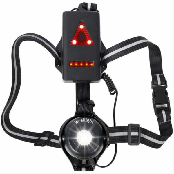 USB uppladdningsbar LED-körljus - Vattentät - 500 Lumen - Justerbar ljusvinkel - Perfekt belysning