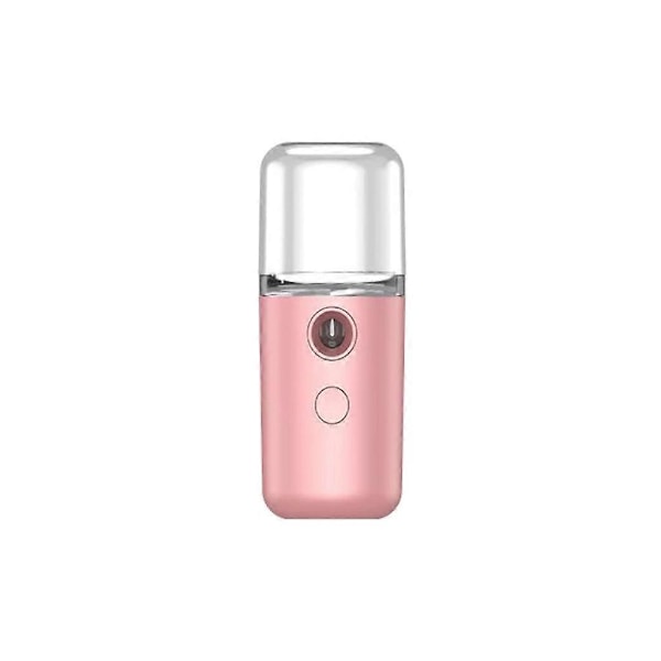 Ansiktssprayer Nano Spray Mist Ansiktsångare Luftfuktare Återfuktande Vatten Bärbar Pink