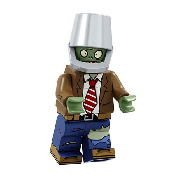 8 st. Plants Vs Zombies Action Minifigurer Byggklossar Leksakssats för Barn Db