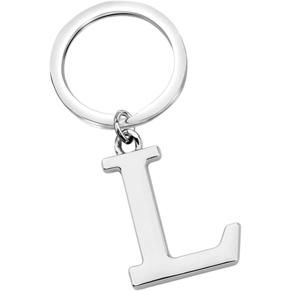 Nøkkelringbokstav - Initial Alphabet Key Ring Charm Bokstav L