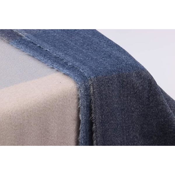 Myk Kvinner Cashmere Ull Sjal Stor Pashmina Sjal og Wrap Varmt Stjål Teppe Dark Blue