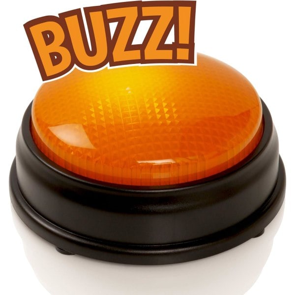 Quiz Buzzere - Sæt med 4 lys- og lydbuzzere til quizspil