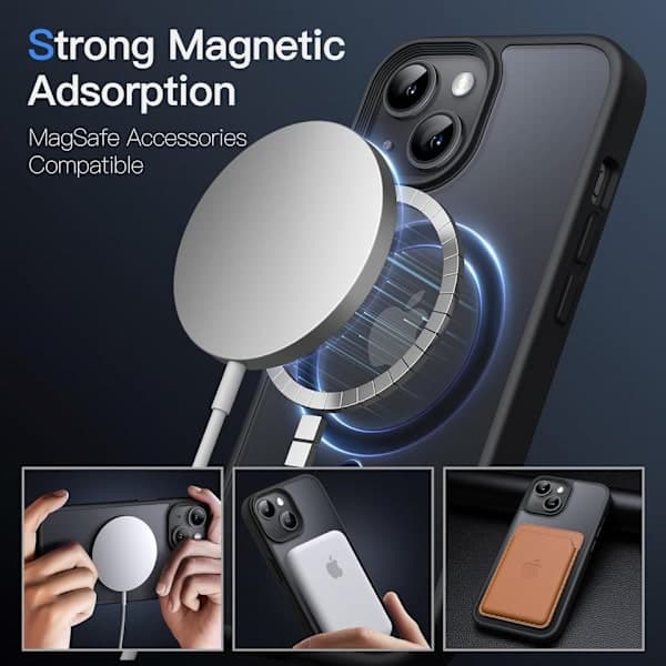 iPhone 15 Pro Musta Magsafe -kuori