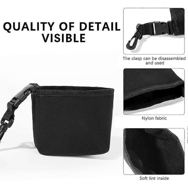 Golfkølle Bold Rensepose Bærbar Vandtæt Bære Vaskepose Multipurpose Kølle Aftørringstilbehør 2pcs