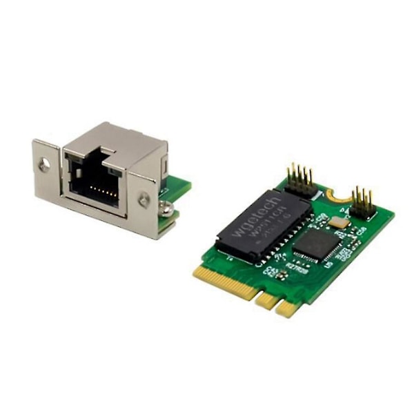 M.2 A+E 2.5G Ethernet Adapter 2.5G/1G/100M Multi-Gigabit M.2 Netværkskort 8125B COM