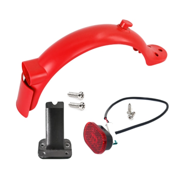 Elektrisk Scooter Fender/Baklys For Xiaomi Mijia M365 Pro2 red