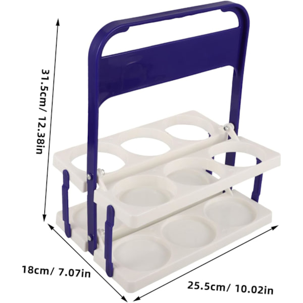 5-pack ölburkshållare Vikbar ölburk Beer Bottle Rack Återanvändbar Dryckeshållare Vikbar Mugghållare
