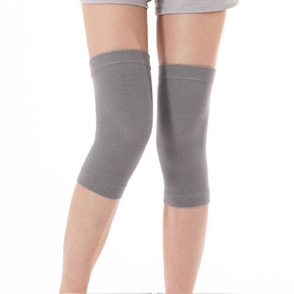 Ultratynde Knæbeskyttere Åndbar Kompression Elastisk Holder Benvarmer Knæstøtte Skinne Tw Gray S