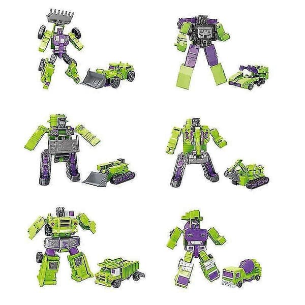 Muuntautuva Rakentaja Devastator Set 6 in 1 Lelut