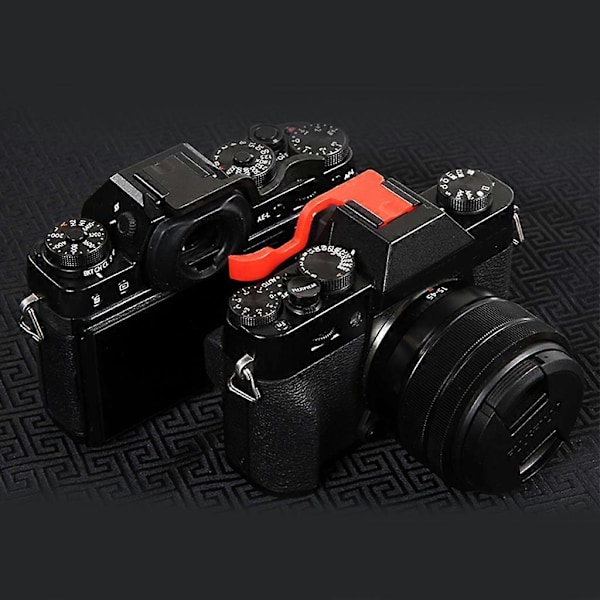 Aluminium Sko-Dæksel Tommelfingergreb til Fujifilm X-T10 X-T20 X-T30 XT1 XT2 XT3 Red Color