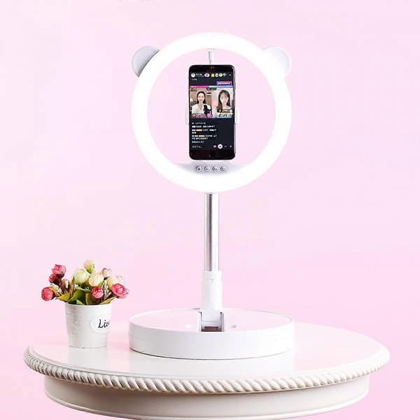 Bærbar LED Ring Light Selfie Fill Lamp Live Broadcast