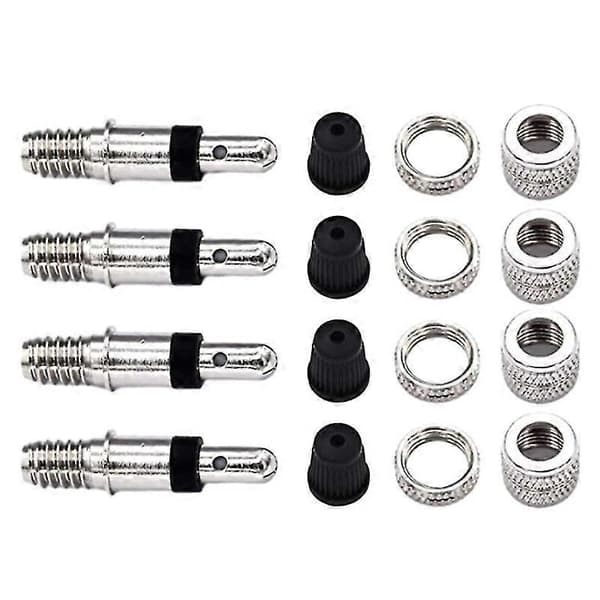 4-pack Cykelventilkärnor Borttagare Cyklar Däckventilkärnor Ventilstamkärnor