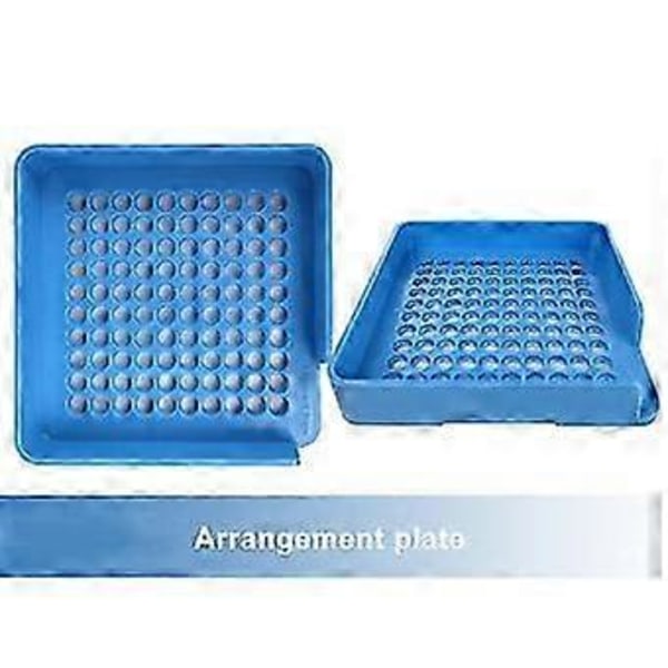 Kapselplate 100 hull 00# oppgradert versjon Kapsel fylleplate batch fyllingskapsel fylleenhet Blue