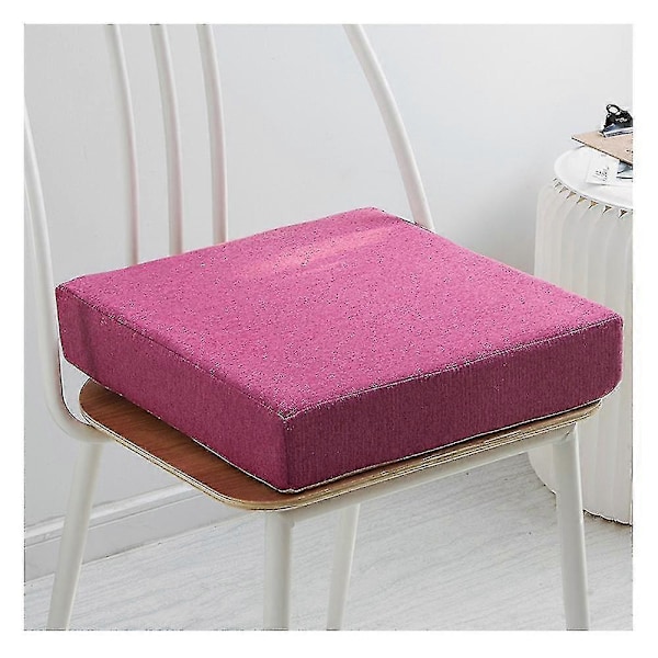 50*50cm Svamppute Høy Elastisitet Personlig Tilpasset Pad For Kontorer Sofaer Bokhandler Neon Violet Square