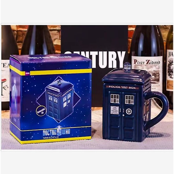 Doctor Who Tardis Muki Poliisilaatikko Keramiikkamuki Kansi
