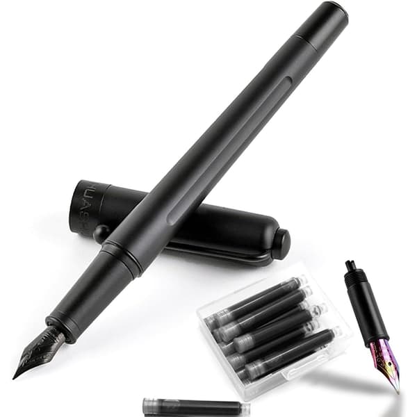 Fin Nib Fyldepen, Sort Medium Flydende Tone Fyldepen 0,5 mm 0,5 mm