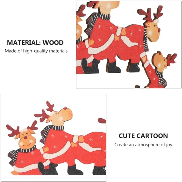 Juldekoration för dörrram - Tomte och ängel