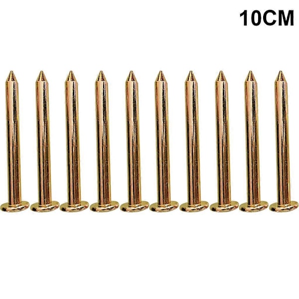10 st/set 3/5/7/8/10 cm Mätning Stålnaglar Mätmarkör Gränsmätning Stake 10cm
