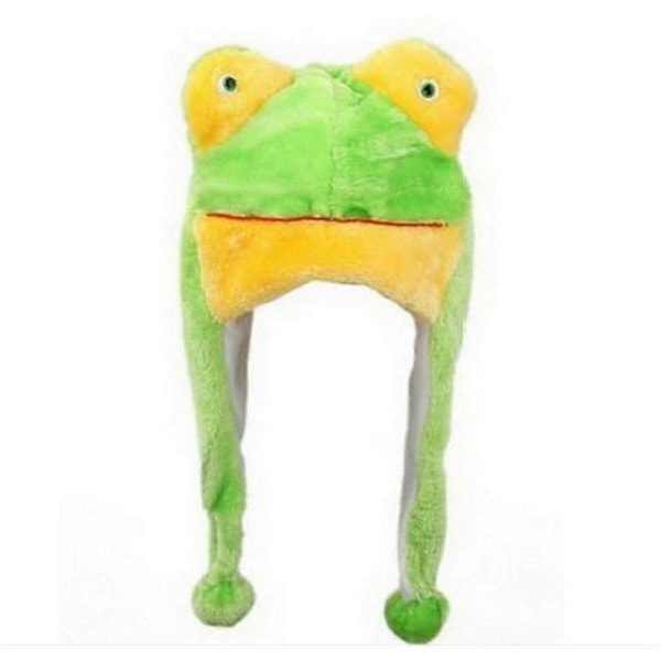 Plush Dyr Huer En Størrelse Caps Polyester Med Fleece Fôr Frog