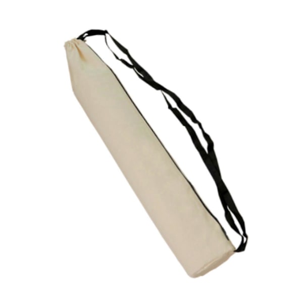 Camping Opbevaringstaske med Lynlås Bæretaske til Strandstol Teltstang Tripod 15cmx75cm Beige 22cmx80cm