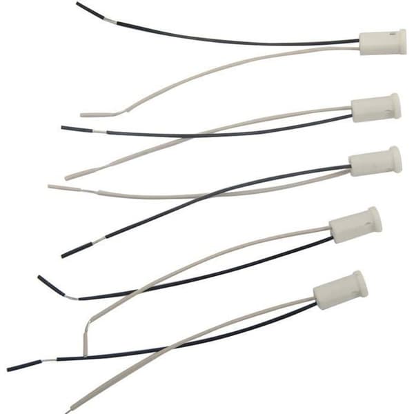 G4 Sockel, 20-pack - 10 cm Keramik - Koppartrådar - Hög Värmebeständighet