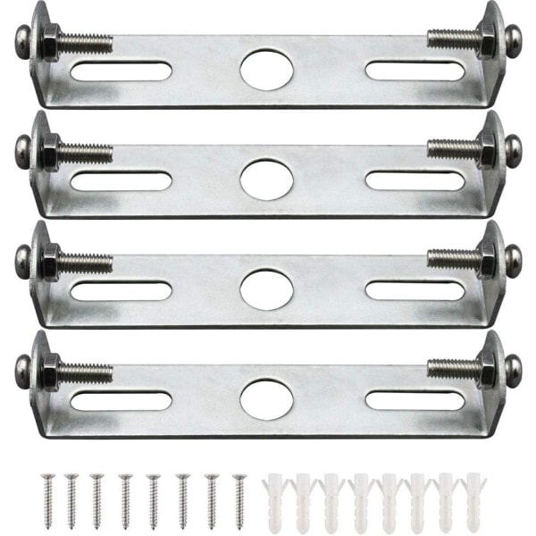 4-pack lighting fixture Ceiling plate bracket 90 mm grounded with screws Suspended ceiling light