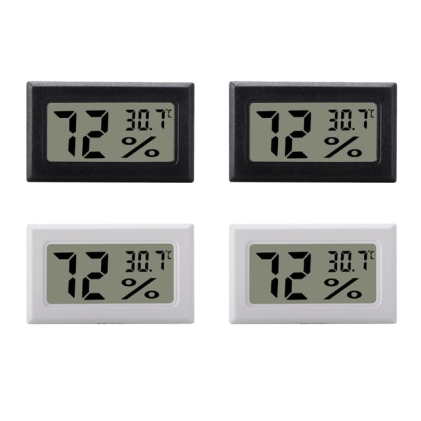 Mini digital hygrometer/termometer 4-pack