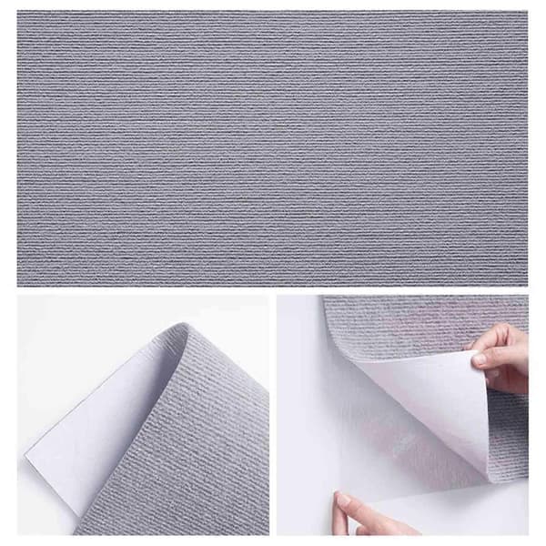 Selvklebende Klorematte for Katter Klorematte Katte Klorebrett Katte Klorebrett Katte Vegg Klorebrett Klorebeskyttelse Katte Klore Gray Free Size