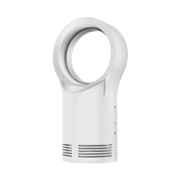 Bladeless Varmeblæser, skrivebords Varmeblæser, luftblæser radiator til vinterkontor, hjemmebrug White EU