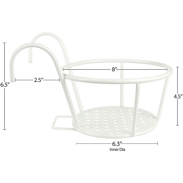 Balkongräcke blomkruka hängande räcke