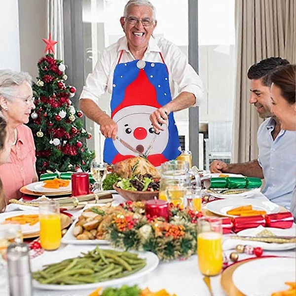 Jul Förkläde Juldekoration Förkläde för Julmiddag Kök Bakning Hantverk Husstädning Matlagning