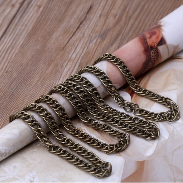 Metallkjedet Skulderstropp Crossbody for å Erstatte en Liten Håndveske