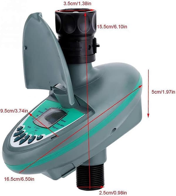 2024 Vandtimer Digital Automatisk Vandingsur Automatisk Haveslangehane Sprinkler Timer Controller